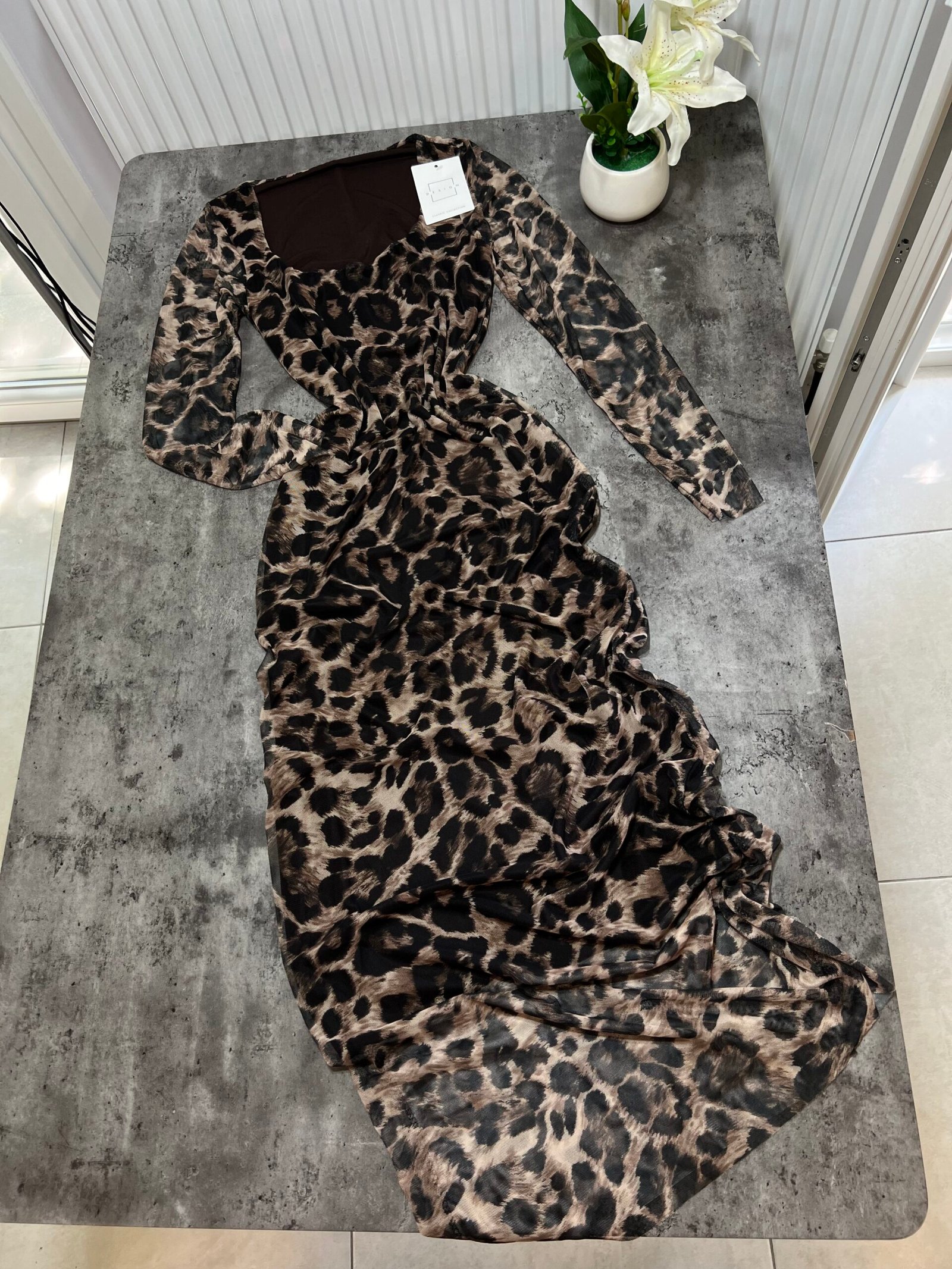 FUSTAN ME PRINTE LEOPARD