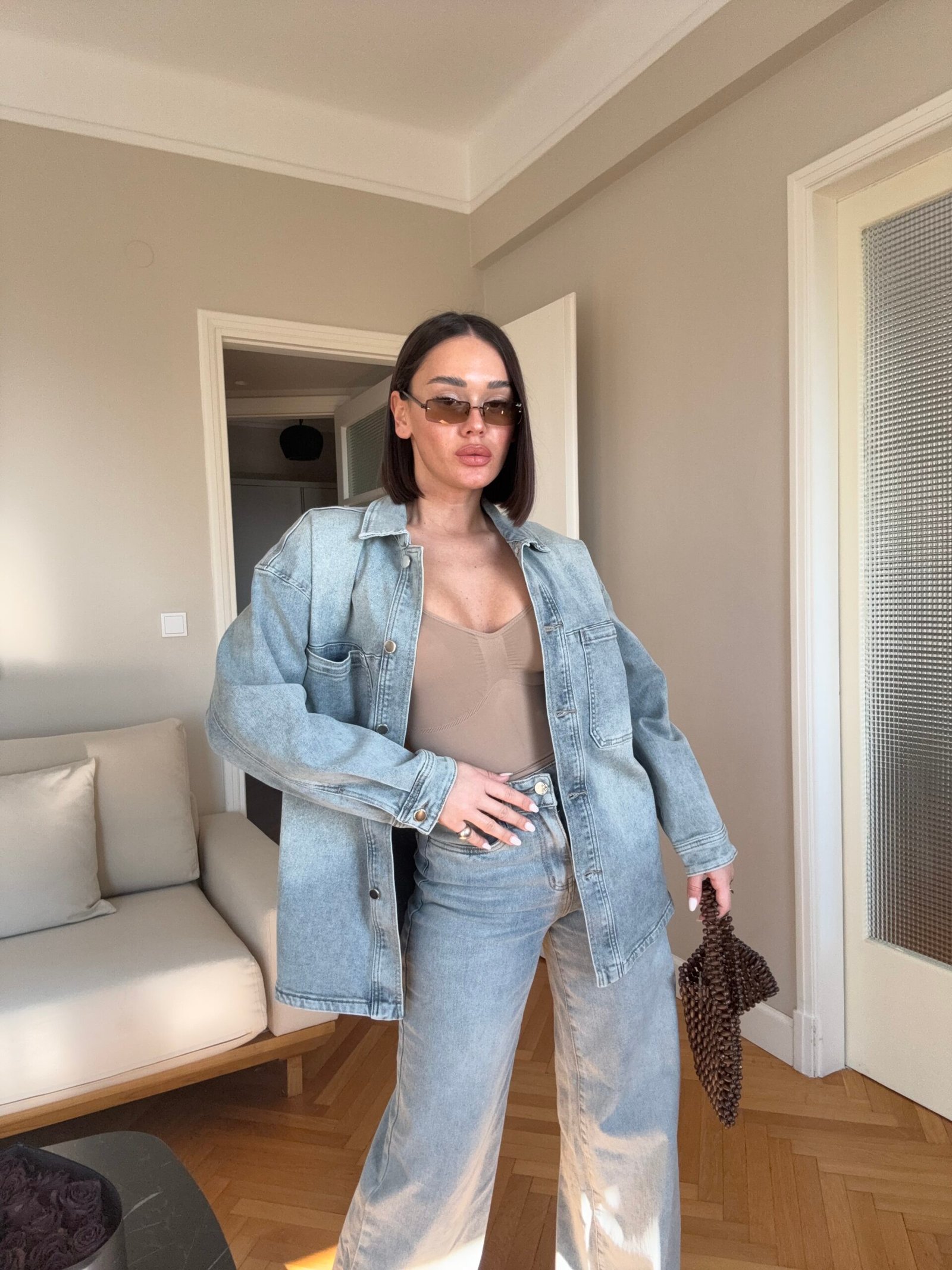 SET JEANS ME KEMISHE