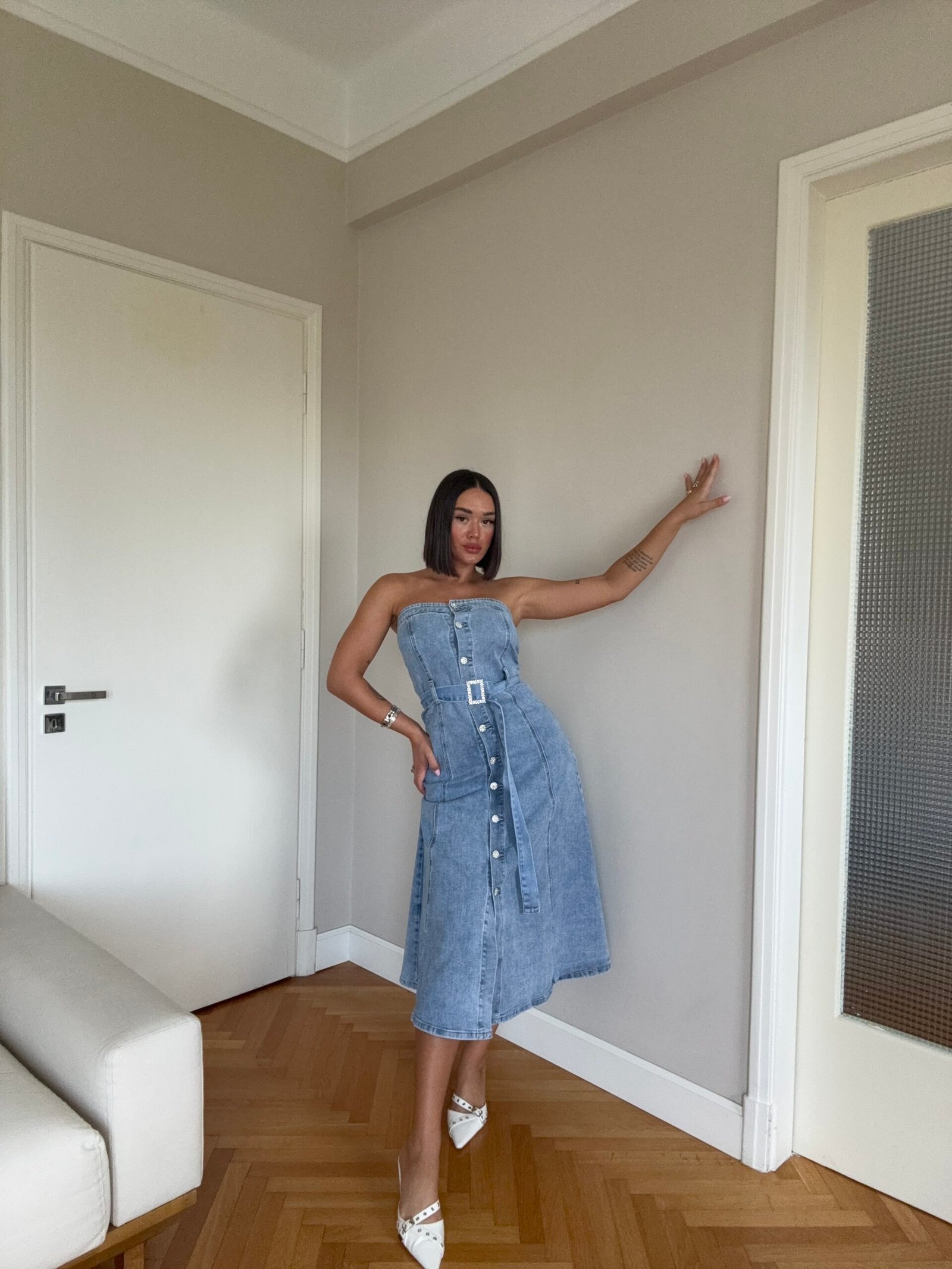 FUSTAN JEANS BUST