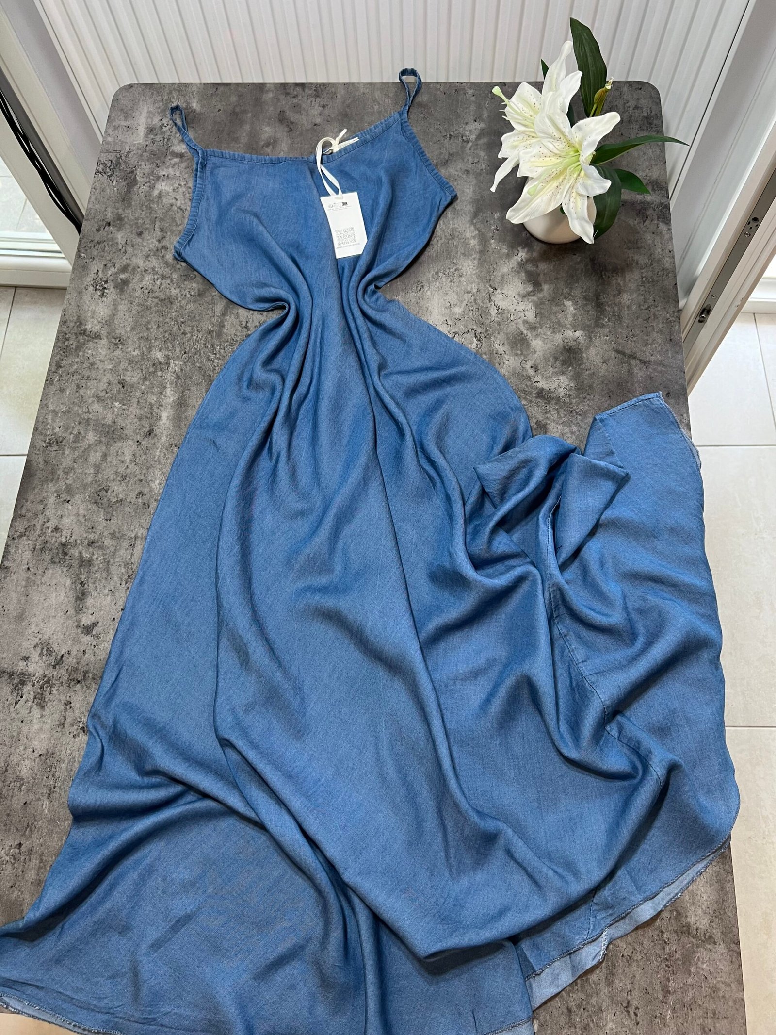 FUSTAN I GJATË JEANS OVERSIZE