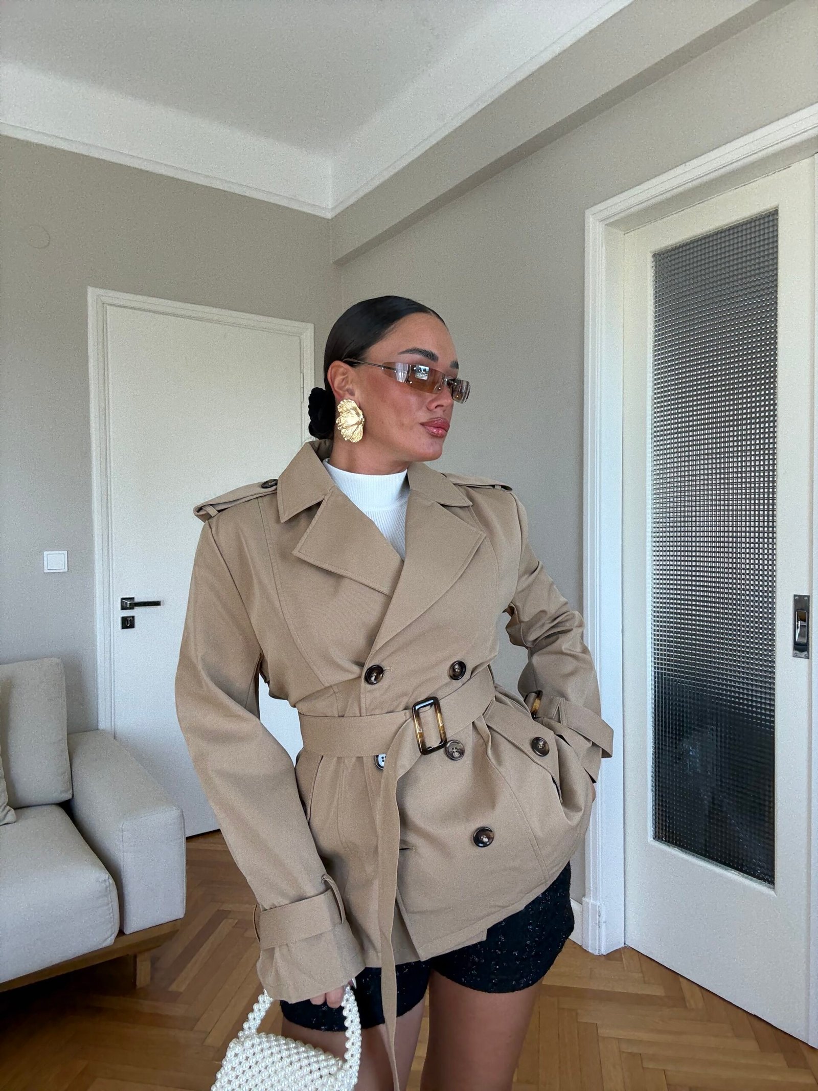 TRENCH COAT KLASIK I SHKURTËR