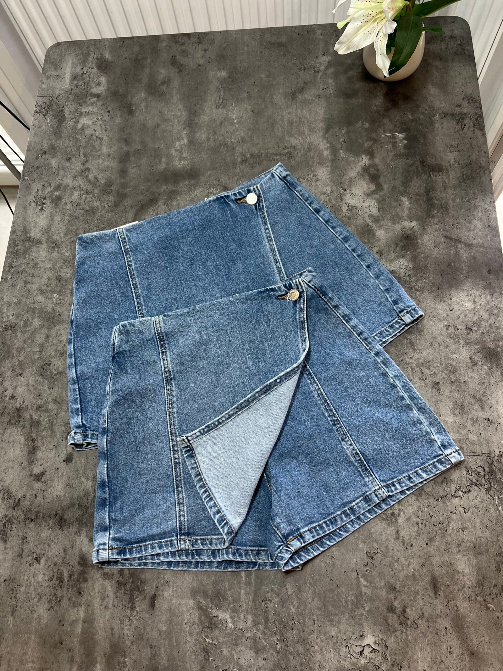 FUND-PANTALLON I SHKURTER JEANS