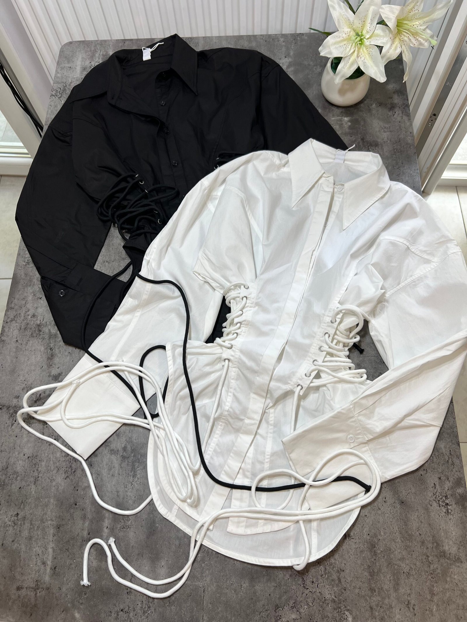 KËMISHË PAMBUKU ME LIDHËSE CORSET