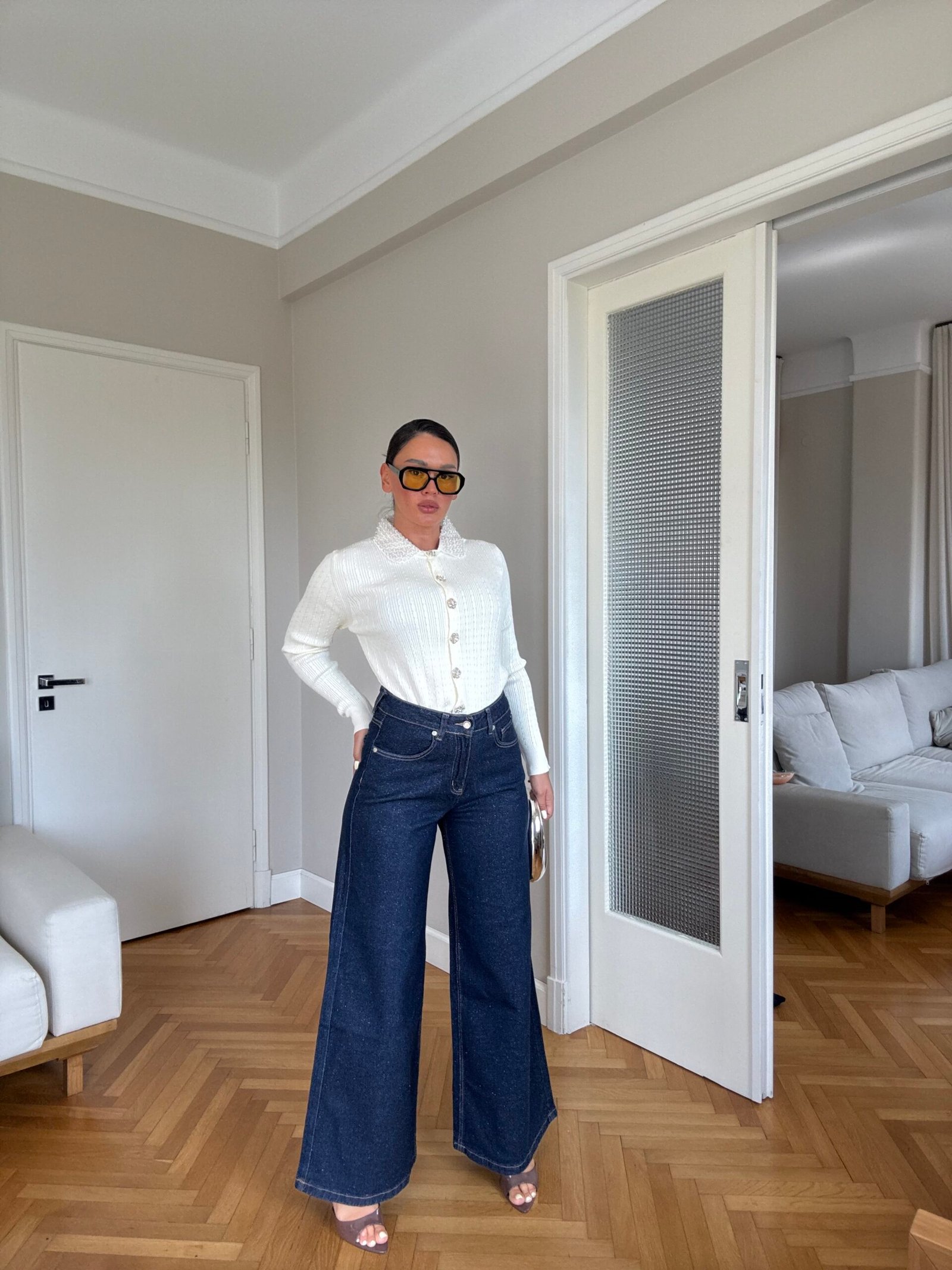 XHINSE WIDE LEG ME EFEKT SPECKLED