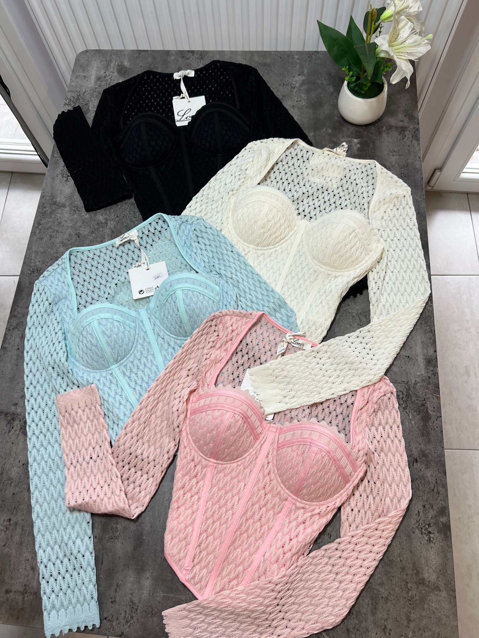 BLUZE CORSET ME MENGE TE GJATA