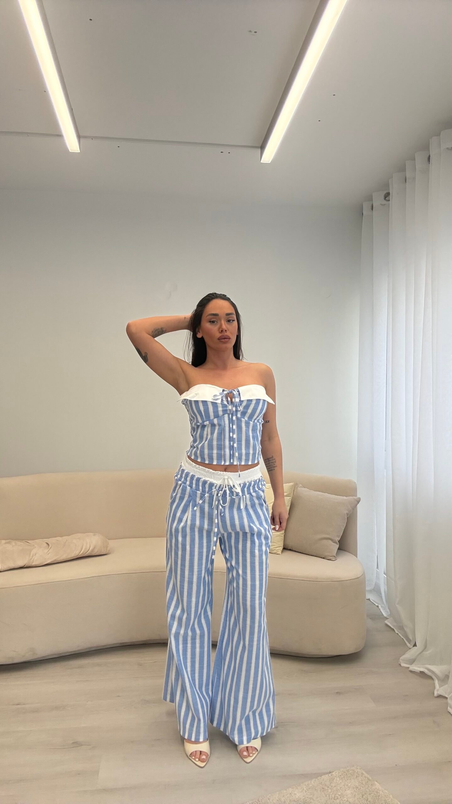 SET VEROR LINEN-BLEND ME VIJA