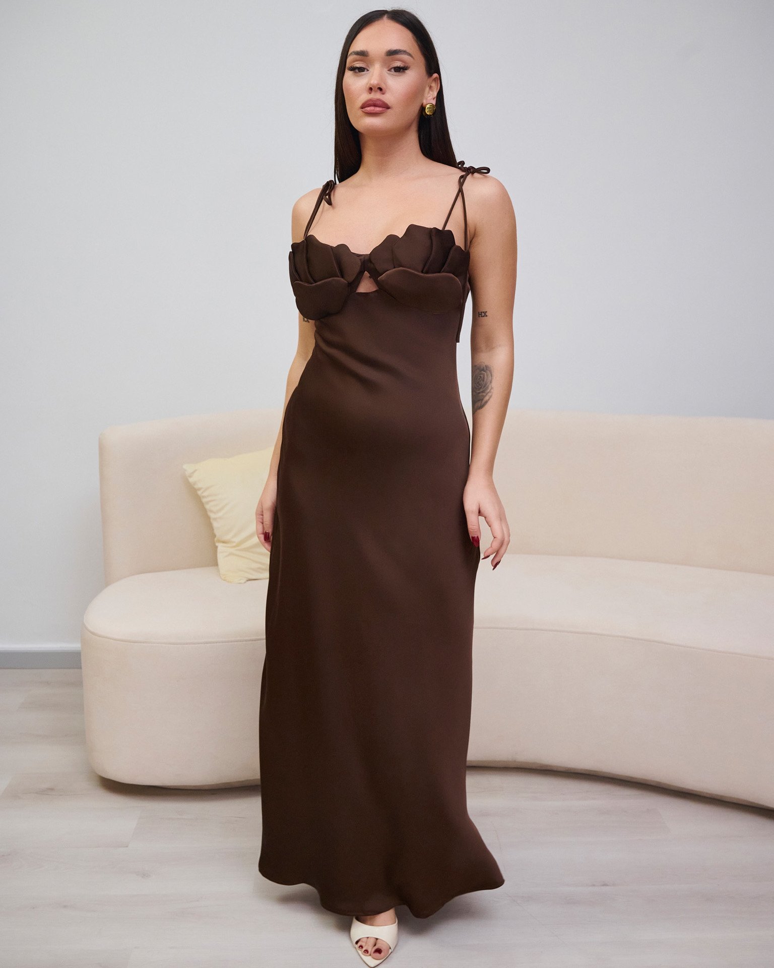 FUSTAN SATEN ELEGANT ME KUPA