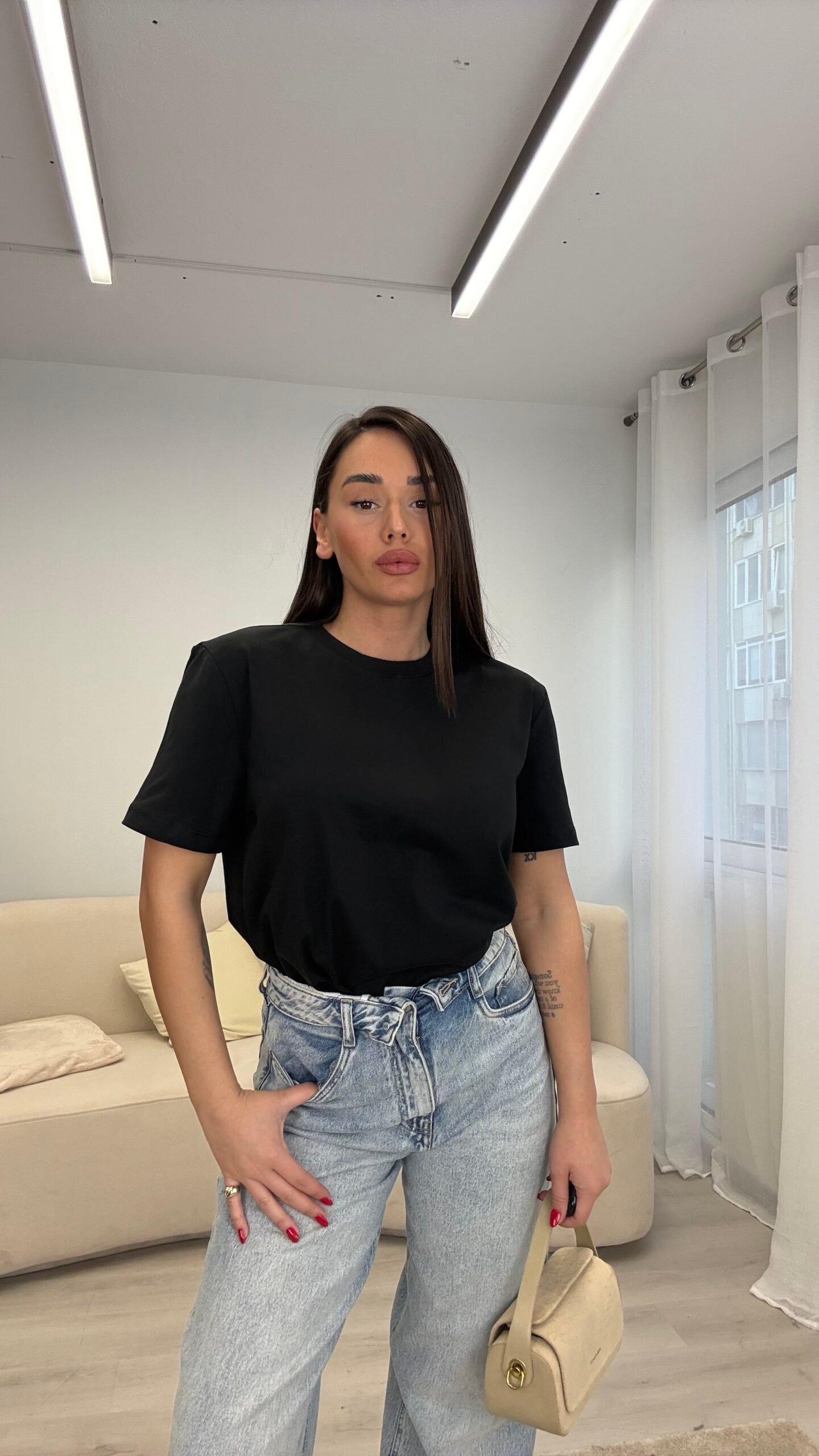 T-SHIRT I THJESHTË PAMBUKU LUMINA