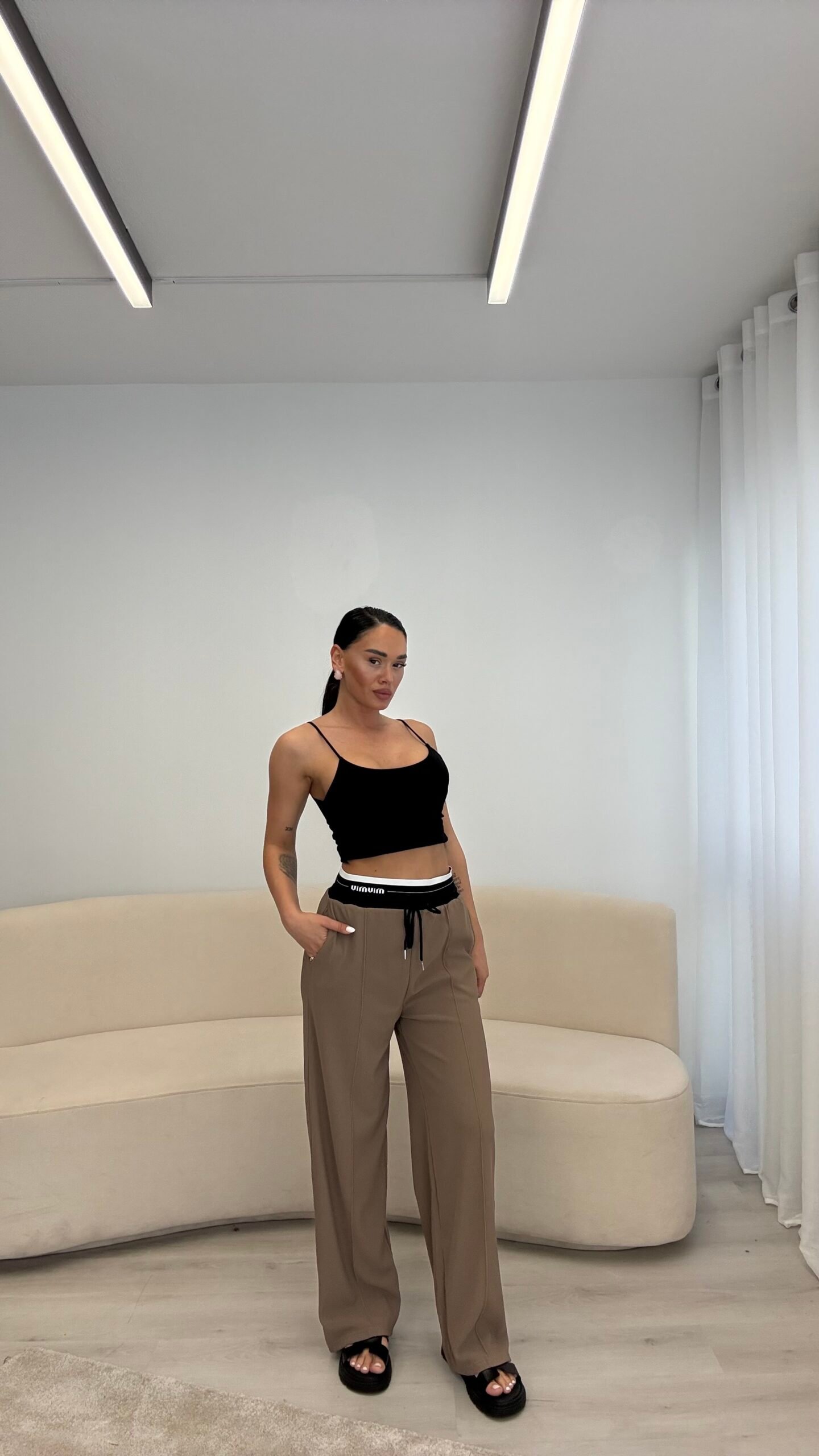 PANTALLONA WIDE LEG SPORT CHIC ME BEL ELASTIK