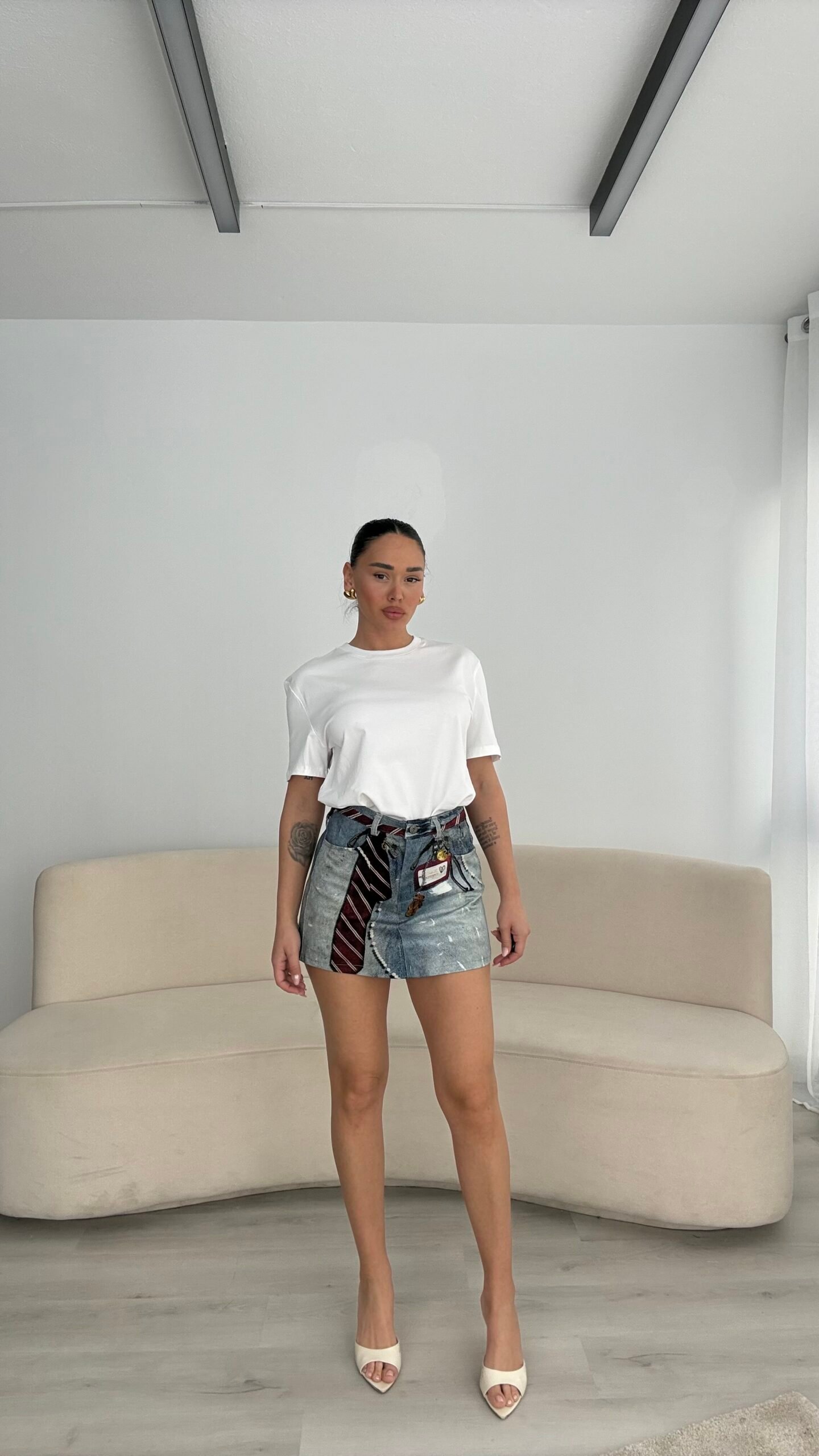 FUNDPANTALLONA DENIM ELASTIKE