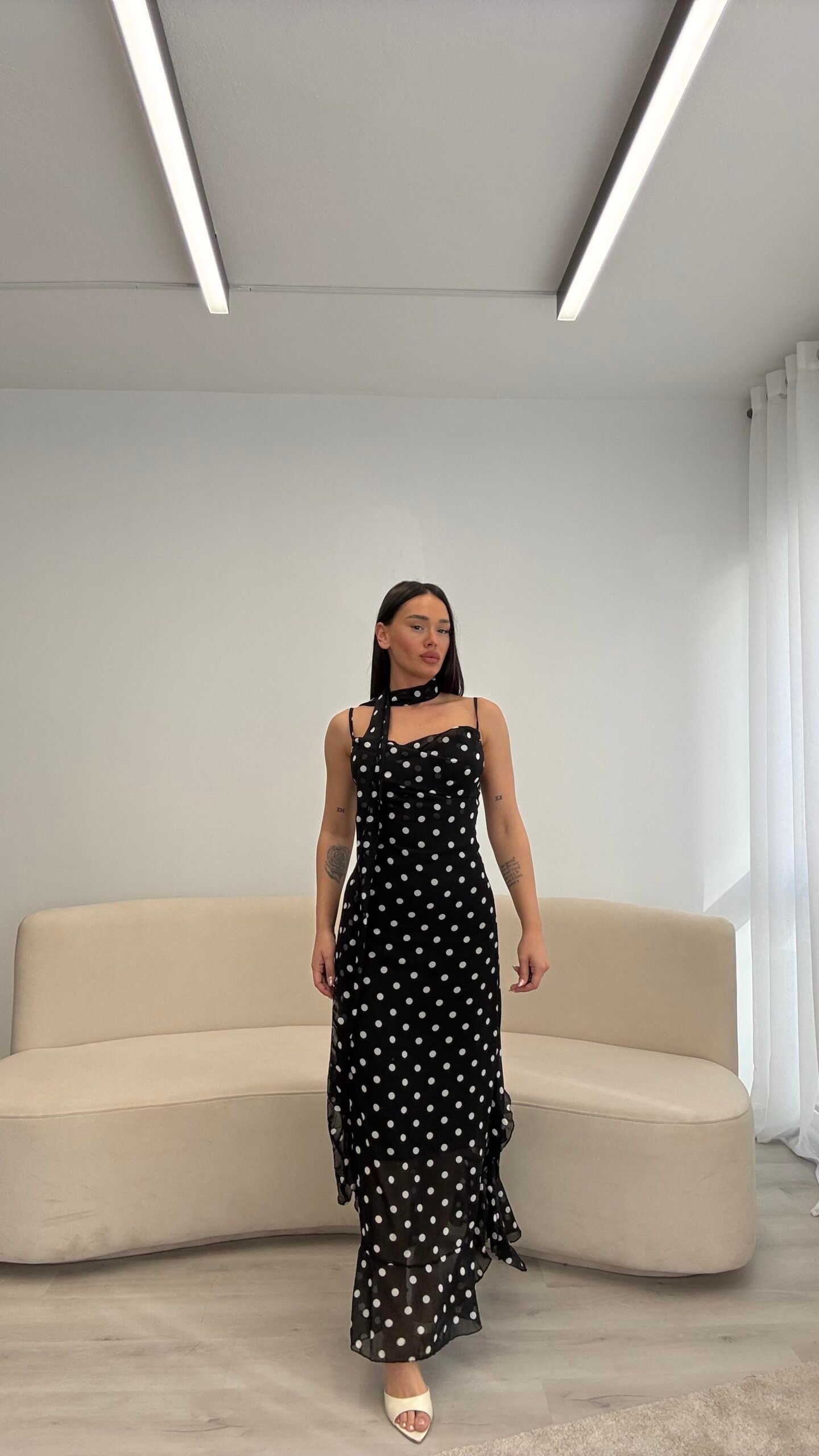 FUSTAN I GJATË POLKA ME SHALL