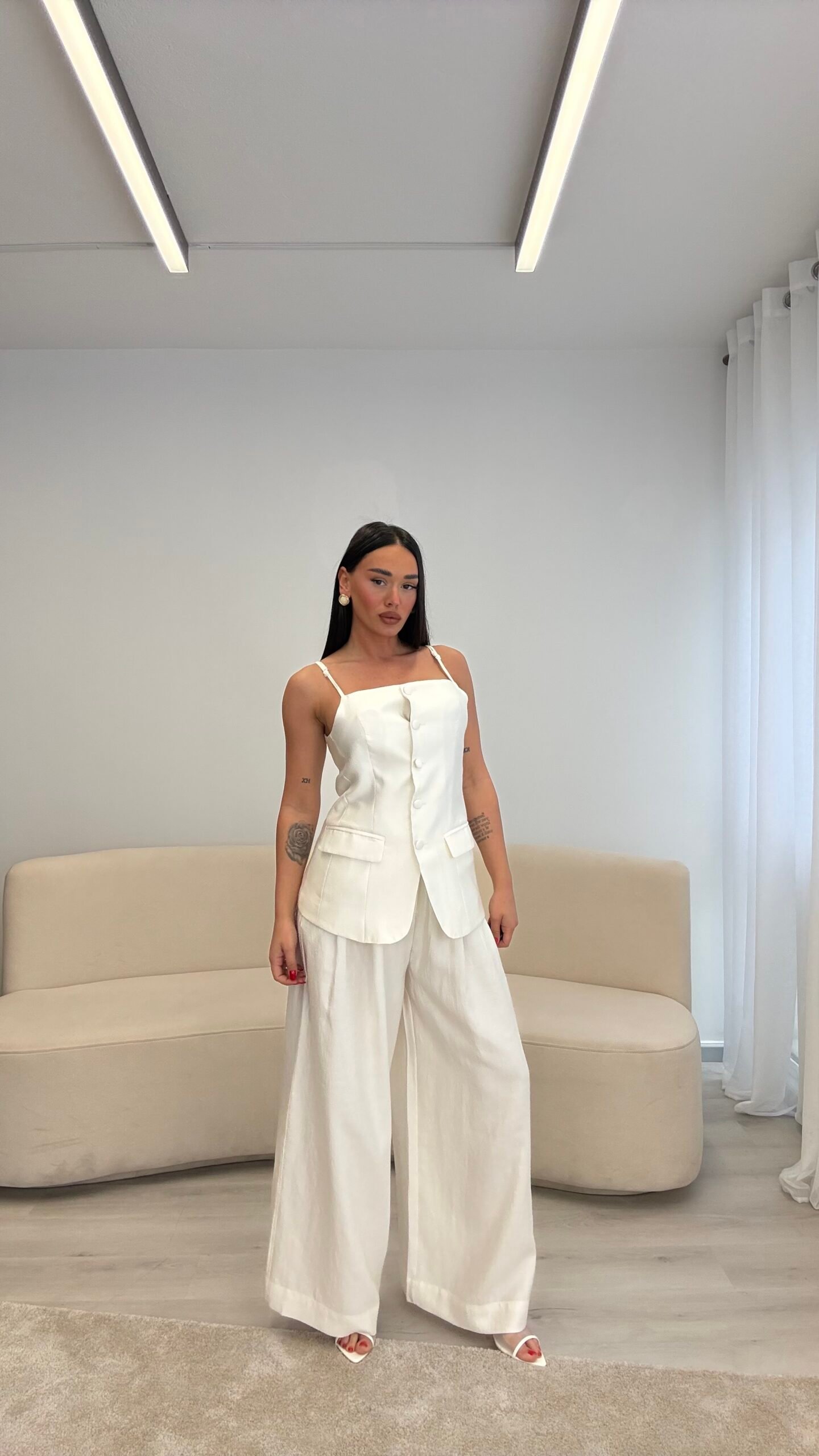 SET OVERSIZED ME JELEK DHE PANTALLONA PALAZZO