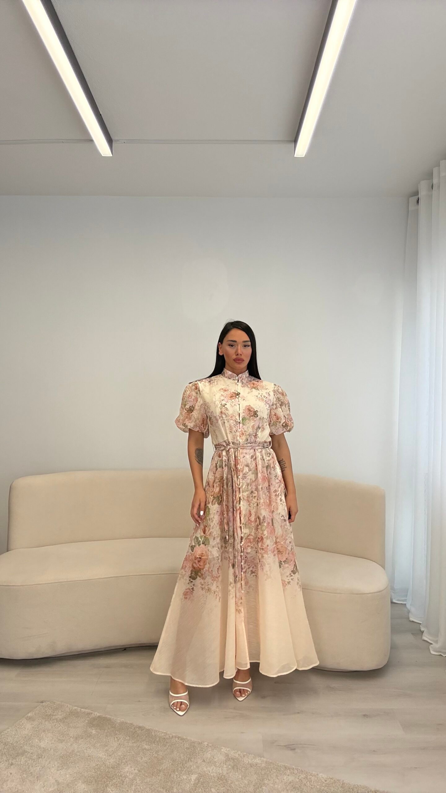 FUSTAN MAXI FLORAL ROMANTIK