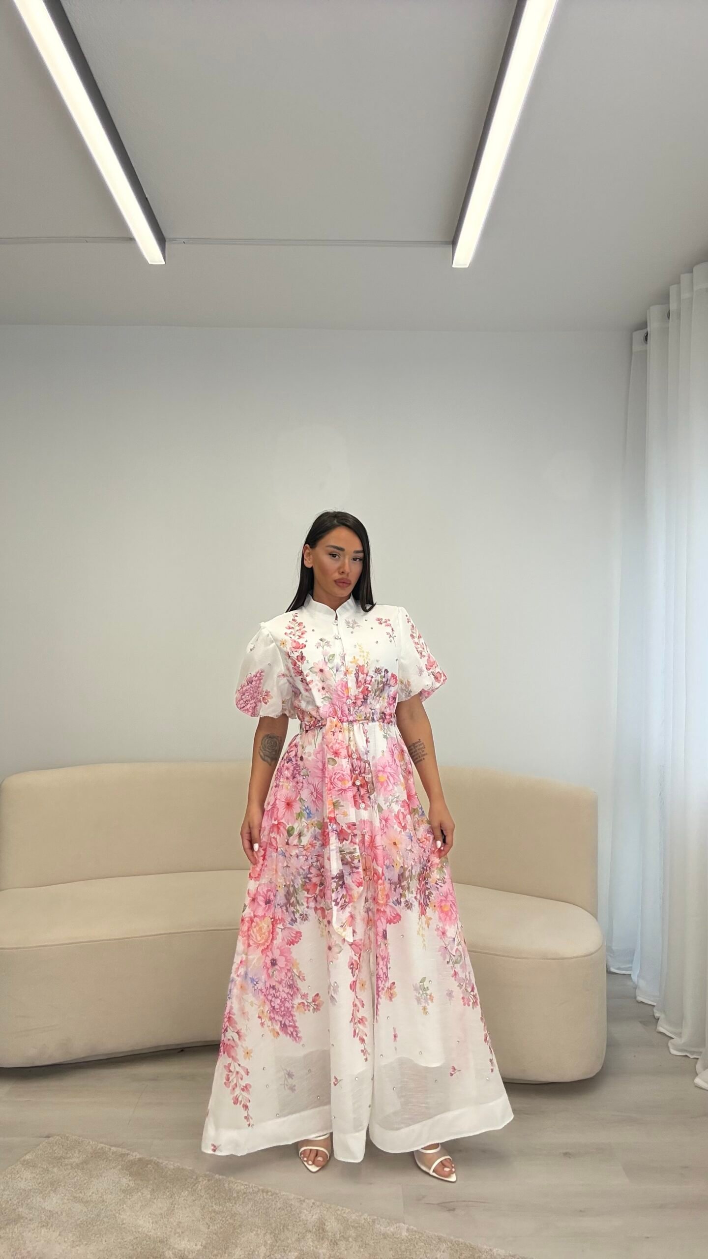 FUSTAN MAXI FLORAL BLOSSOM